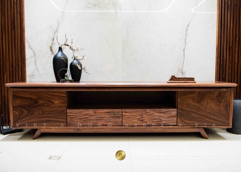  Kệ tivi gỗ óc chó V'LEVEL ONE KE-08